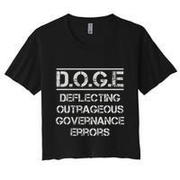 Funny Doge. Deflecting Outrageous Governance Errors Crop Top