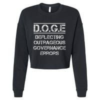 Funny Doge. Deflecting Outrageous Governance Errors Cropped Pullover Crew
