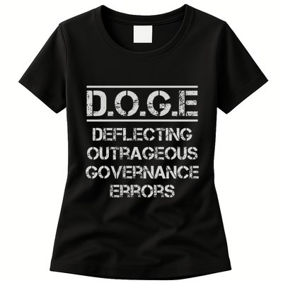 Funny Doge. Deflecting Outrageous Governance Errors Womens T-Shirt