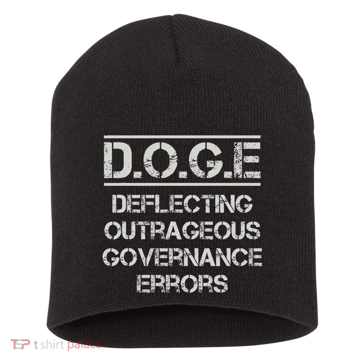 Funny Doge. Deflecting Outrageous Governance Errors Short Acrylic Beanie