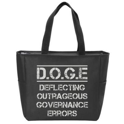 Funny Doge. Deflecting Outrageous Governance Errors Zip Tote Bag