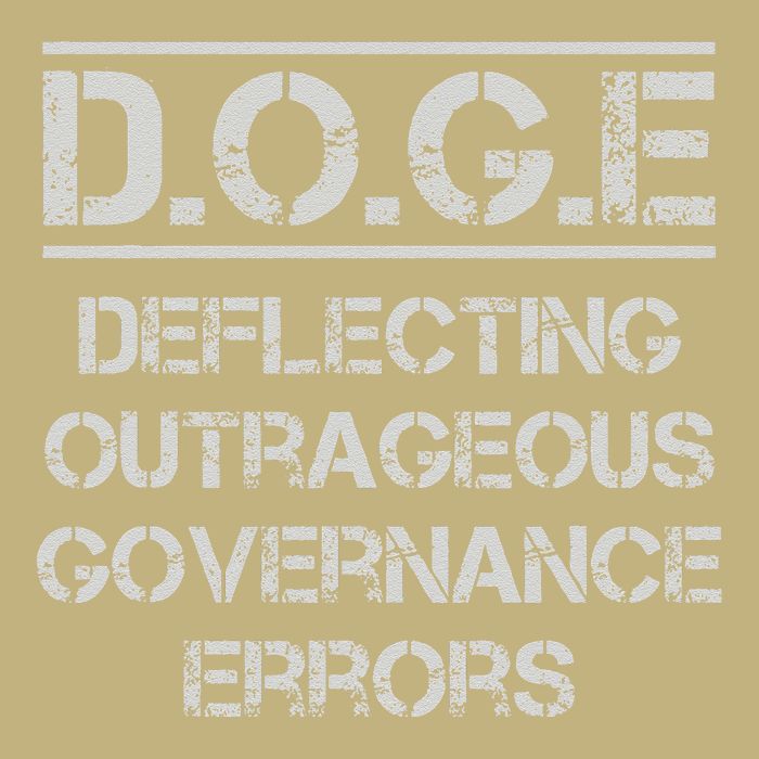 Funny Doge. Deflecting Outrageous Governance Errors Performance Shirt