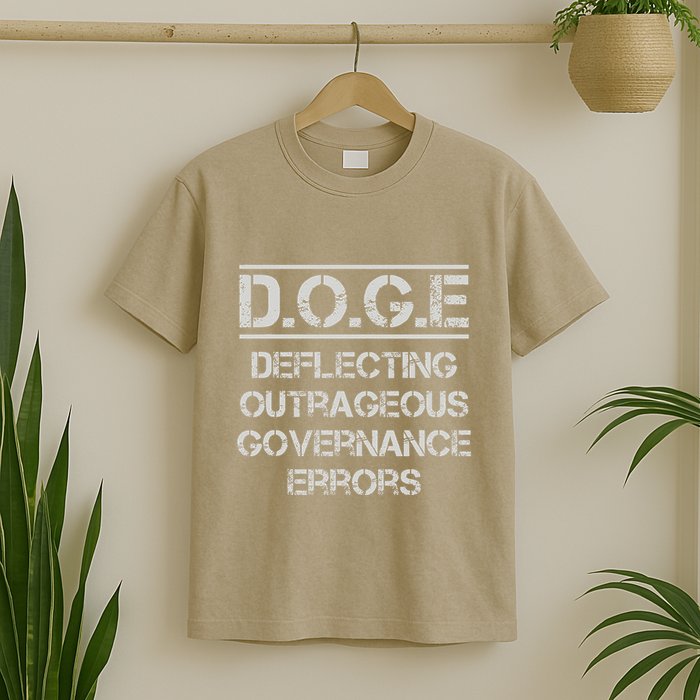 Funny Doge. Deflecting Outrageous Governance Errors T-Shirt