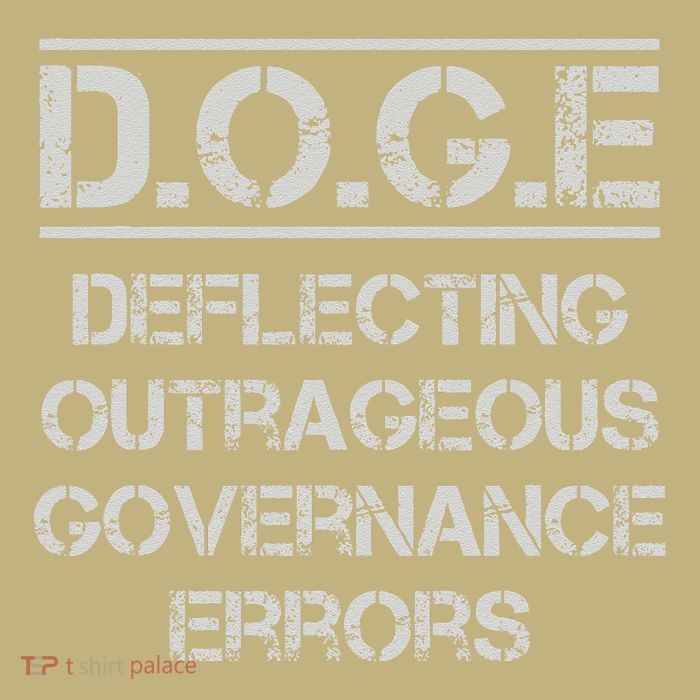 Funny Doge. Deflecting Outrageous Governance Errors Button