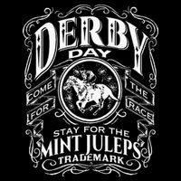 Funny Derby Day and mint juleps Kentucky horse racing Cooling Performance Crew T-Shirt