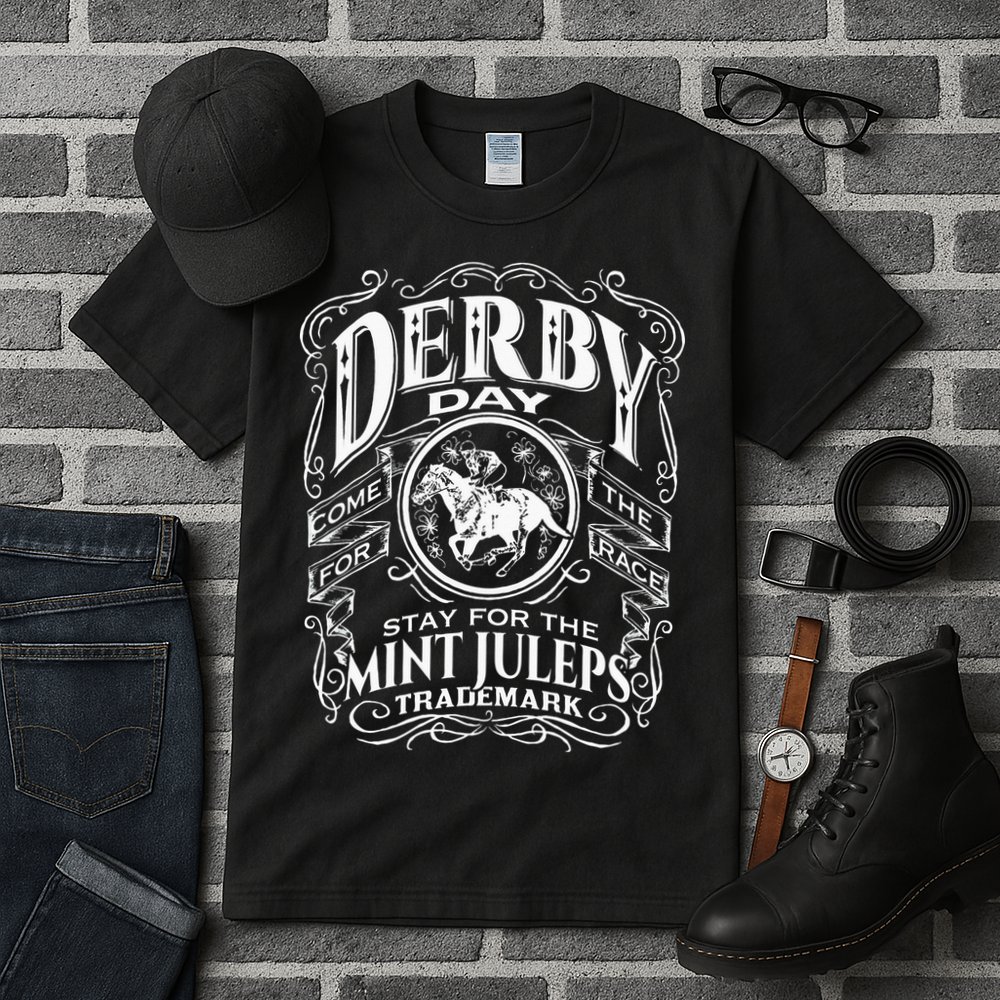 Funny Derby Day and mint juleps Kentucky horse racing Tall T-Shirt