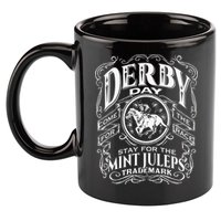 Funny Derby Day and mint juleps Kentucky horse racing 11oz C Handle Ceramic Mug