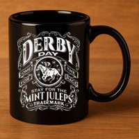 Funny Derby Day and mint juleps Kentucky horse racing 11oz C Handle Ceramic Mug