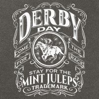 Funny Derby Day and mint juleps Kentucky horse racing Cotton Canvas Backpack