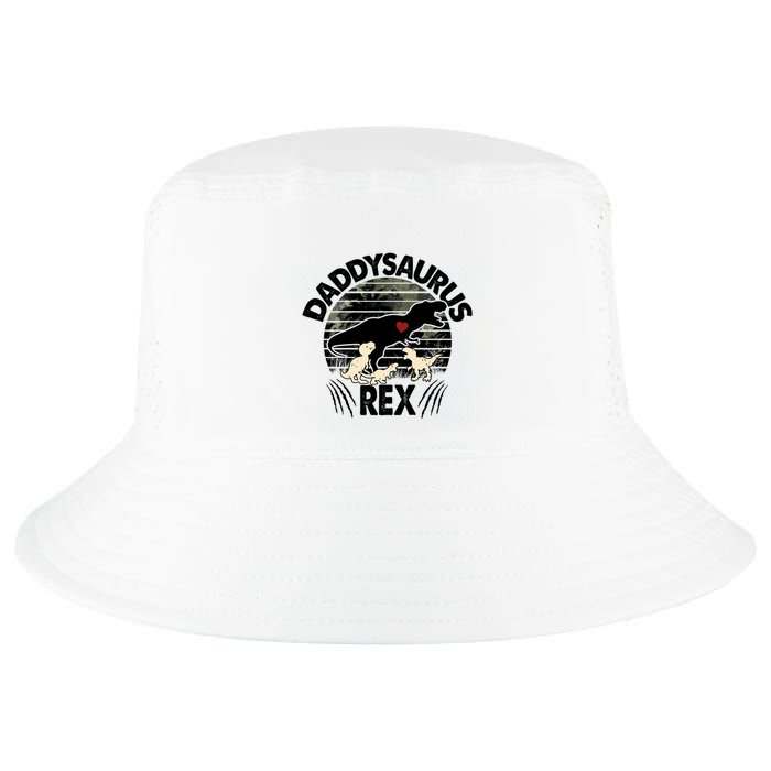 Father's Day Daddysaurus Rex Funny Dinosaur Gift For Father Cool Comfort Performance Bucket Hat