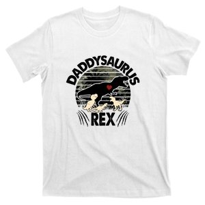 Father's Day Daddysaurus Rex Funny Dinosaur Gift For Father T-Shirt