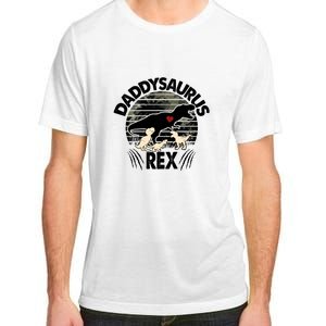 Father's Day Daddysaurus Rex Funny Dinosaur Gift For Father Adult ChromaSoft Performance T-Shirt