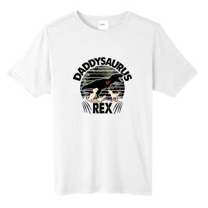 Father's Day Daddysaurus Rex Funny Dinosaur Gift For Father Tall Fusion ChromaSoft Performance T-Shirt