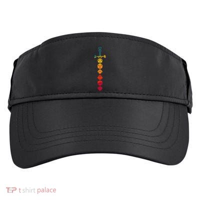 Funny D.20 Dungeons Dice Sword Vintage Adult Drive Performance Visor