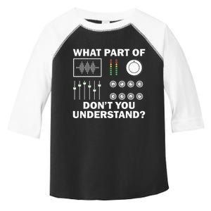 Funny Dj Design Sound Engineer Disc Jockey Toddler Fine Jersey T-Shirt