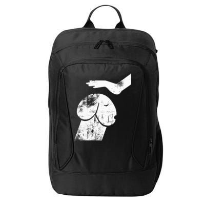 Funny Dog Dirty Mind Retro Vintage Humor Gift City Backpack