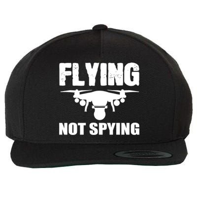 Flying Drone Drone Pilot Funny Gift Wool Snapback Cap