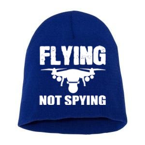 Flying Drone Drone Pilot Funny Gift Short Acrylic Beanie