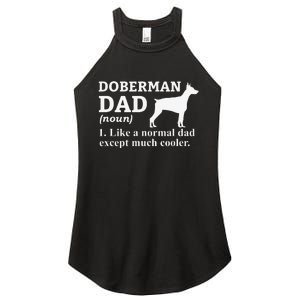 funny Doberman Dad Doberman Pinscher Dog Women’s Perfect Tri Rocker Tank