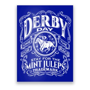 Funny Derby Day And Mint Juleps Kentucky Horse Racing Cute Gift Poster