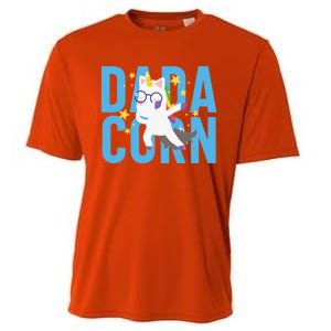 Father's Day Dadacorn Unicorn Fatherhood Gift Cooling Performance Crew T-Shirt