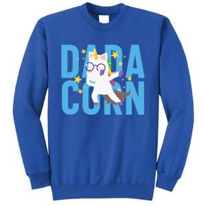 Father's Day Dadacorn Unicorn Fatherhood Gift Sweatshirt