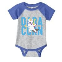 Father's Day Dadacorn Unicorn Fatherhood Gift Infant Baby Jersey Bodysuit