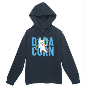 Father's Day Dadacorn Unicorn Fatherhood Gift Urban Pullover Hoodie