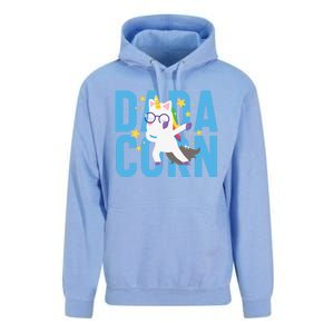 Father's Day Dadacorn Unicorn Fatherhood Gift Unisex Surf Hoodie