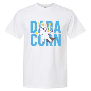 Father's Day Dadacorn Unicorn Fatherhood Gift Garment-Dyed Heavyweight T-Shirt