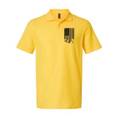 Father's Day Dad Tools USA American Flag Polo