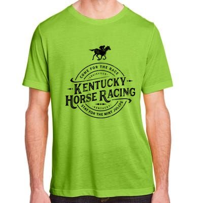 Funny Derby Day Kentucky Horse Racing And Mint Juleps Gift Adult ChromaSoft Performance T-Shirt