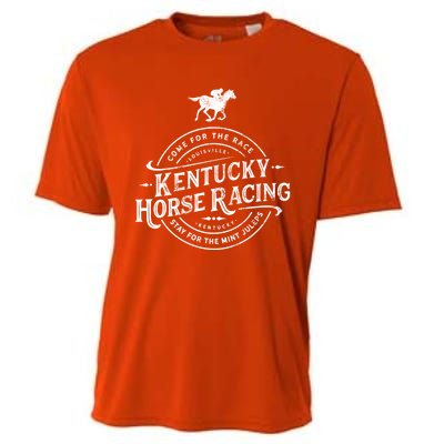 Funny Derby Day Kentucky Horse Racing And Mint Juleps Gift Cooling Performance Crew T-Shirt