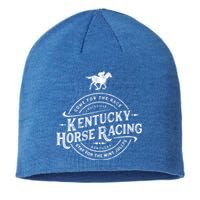 Funny Derby Day Kentucky Horse Racing And Mint Juleps Gift Sustainable Beanie