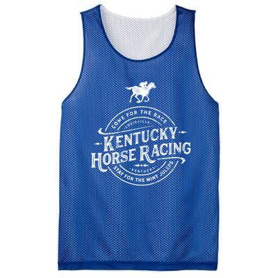 Funny Derby Day Kentucky Horse Racing And Mint Juleps Gift Mesh Reversible Basketball Jersey Tank