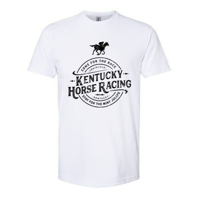 Funny Derby Day Kentucky Horse Racing And Mint Juleps Gift Softstyle CVC T-Shirt