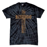 FatherS Day Dad Husband Blessed Dad Christian Tie-Dye T-Shirt