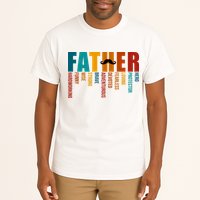 Funny Dad Definition Fathers Day Mustache Tall T-Shirt