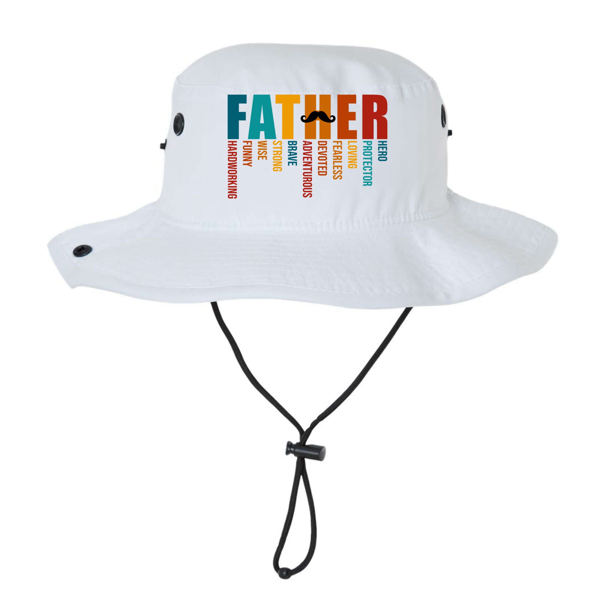 Funny Dad Definition Fathers Day Mustache Bucket Hat