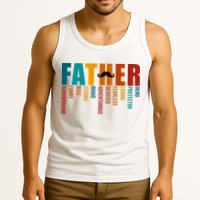 Funny Dad Definition Fathers Day Mustache Tank Top