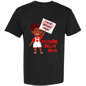 Future Delta Diva Black Sorority 1913 Garment-Dyed Heavyweight T-Shirt