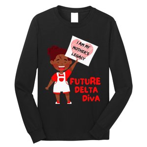 Future Delta Diva Black Sorority 1913 Long Sleeve Shirt