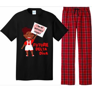 Future Delta Diva Black Sorority 1913 Pajama Set