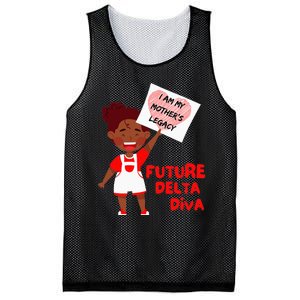 Future Delta Diva Black Sorority 1913 Mesh Reversible Basketball Jersey Tank