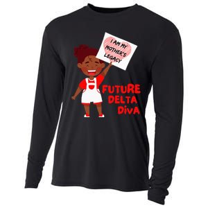 Future Delta Diva Black Sorority 1913 Cooling Performance Long Sleeve Crew