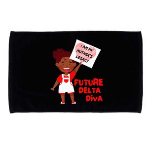 Future Delta Diva Black Sorority 1913 Microfiber Hand Towel