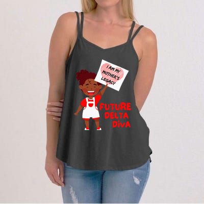 Future Delta Diva Black Sorority 1913 Women's Strappy Tank