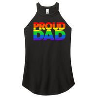 Fur Dad Dog Cat Dog Fathers Day Women's Perfect Tri Rocker Tank