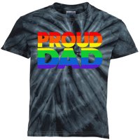 Fur Dad Dog Cat Dog Fathers Day Kids Tie-Dye T-Shirt