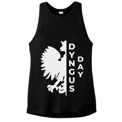 Funny Dyngus Day S Polska Eagle Polish Smigus Dyngus Ladies PosiCharge Tri-Blend Wicking Tank